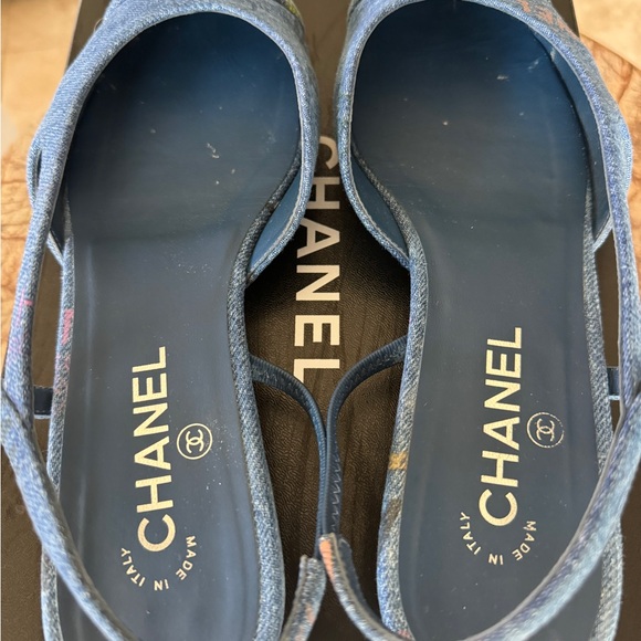 Chanel denim flats, 41,5 - Picture 2 of 9